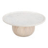 White Marble Coffee Table | Zuo Modern Savona Round Table