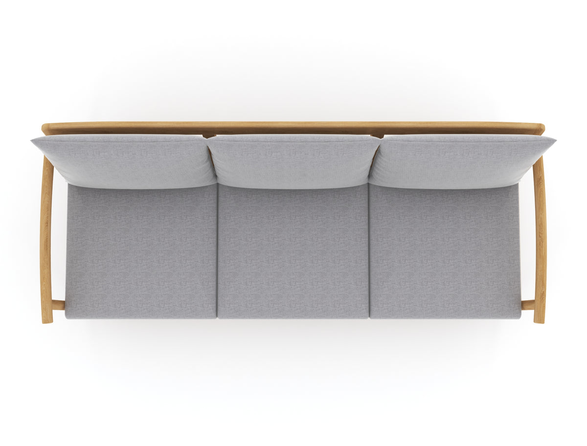 Royal Teak Seville Sofa / 3-Seater Sofa with Cushions