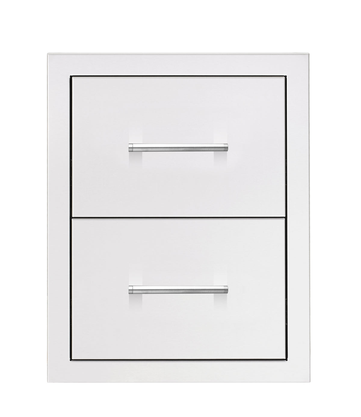 TrueFlame 17" Double Drawer, Default Title, Stainless Steel,