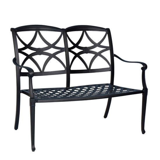 Woodard Wiltshire Bench with Optional Cushion - Stackable