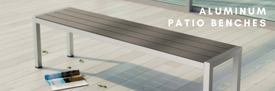Aluminum Patio Benches