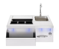TrueFlame 30" Beverage And Prep Station, Default Title, Stainless Steel, 