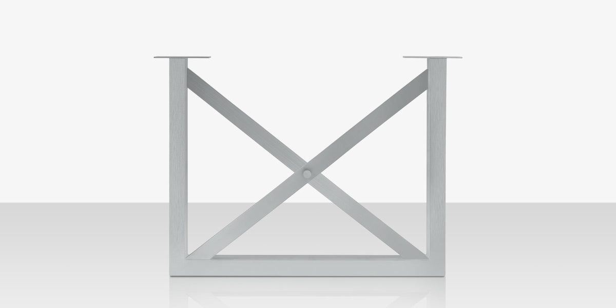 DecoScapes Contemporary Square X Style Dining Table Base