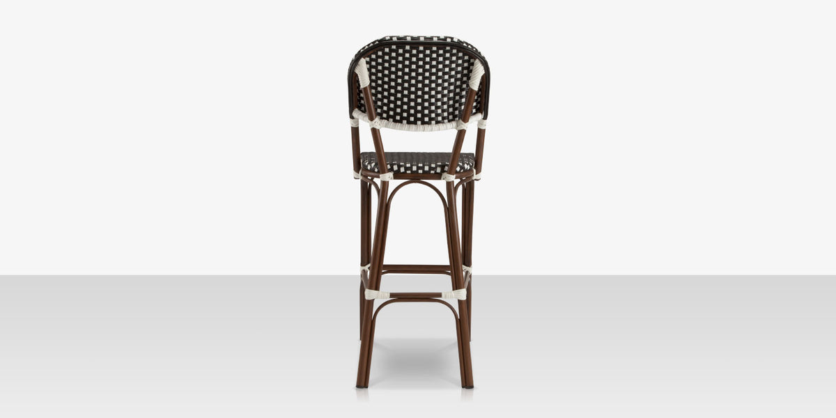 DecoScapes Paris Aluminum Stackable Bar Side Chair