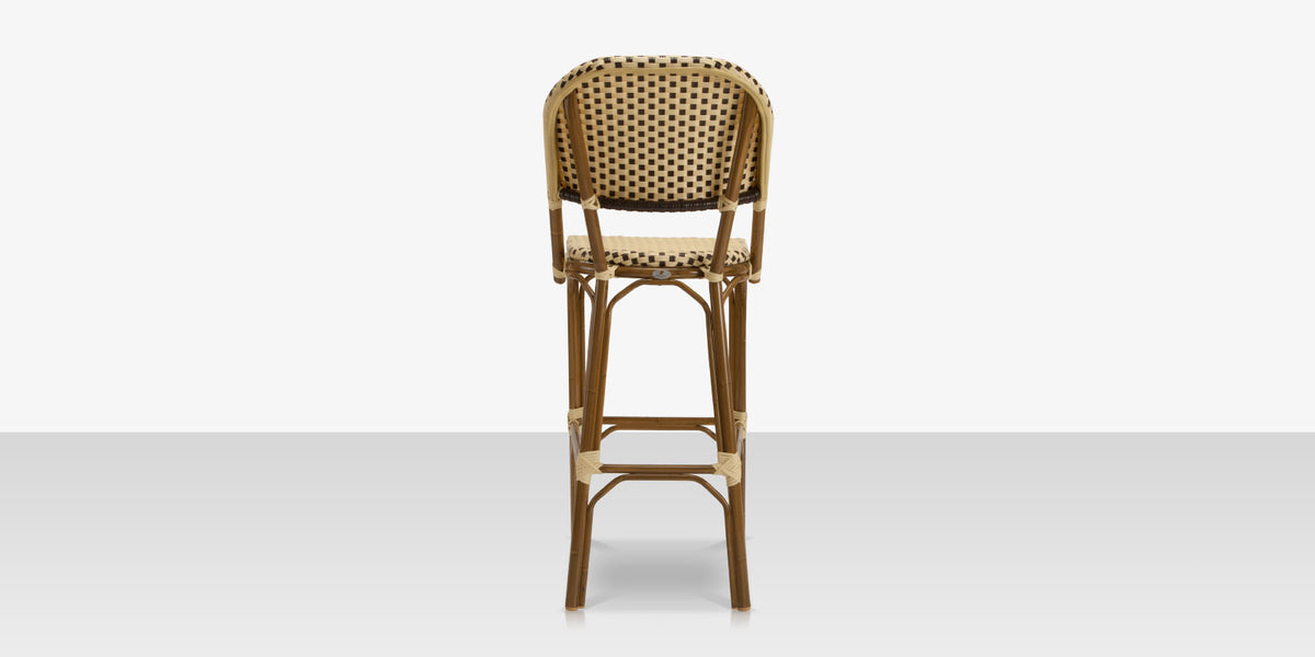 DecoScapes Paris Aluminum Stackable Bar Side Chair