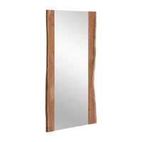 Sunpan Fontana Floor Mirror in Grey / Natural