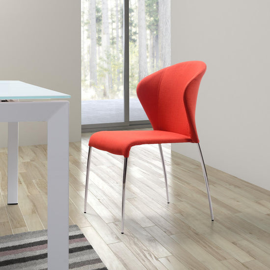 Tangerine Dining Chair Set – Zuo Modern Oulu, Set of 4