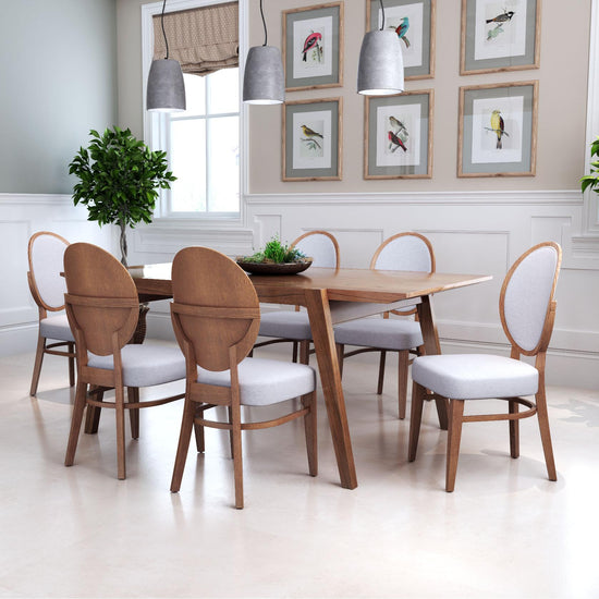 Walnut Dining Chair Set – Zuo Modern Regents, Set of 2