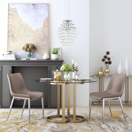Armless Dining Chair – Zuo Modern Magnus, Set of 2