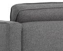 Sunpan Donnie Armchair - Coal Black/Dark Grey/Havana Dark Brown/Light Grey/Tobacco Tan