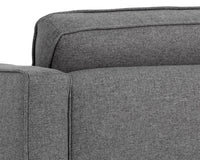 Sunpan Donnie Armchair - Coal Black/Dark Grey/Havana Dark Brown/Light Grey/Tobacco Tan