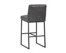Sunpan Owen Swivel Barstool in Hearthstone Brown/Town Grey