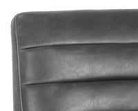 Sunpan Owen Swivel Barstool in Hearthstone Brown/Town Grey