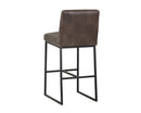 Sunpan Owen Swivel Barstool in Hearthstone Brown/Town Grey