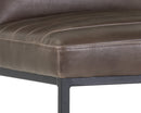 Sunpan Owen Swivel Barstool in Hearthstone Brown/Town Grey