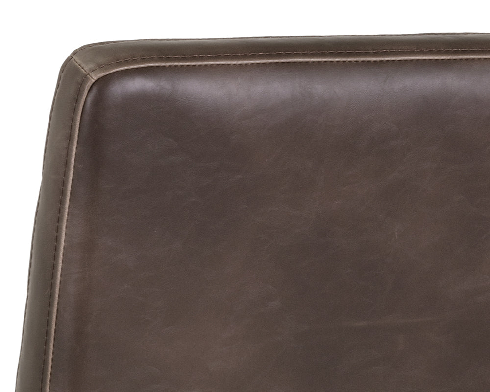Sunpan Owen Swivel Barstool in Hearthstone Brown/Town Grey