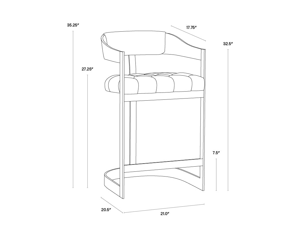 Sunpan Beaumont Counter Stool
