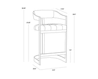 Sunpan Beaumont Counter Stool