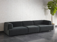 Sunpan Darren Modular - Left/Right Armchair In Smokescreen