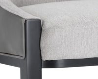 Sunpan Aurora Barstool - Polo Club Stone / Overcast Grey