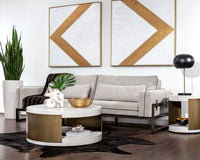 Sunpan Belinda Sofa in Symphony Greige