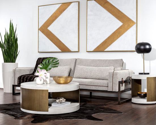 Sunpan Belinda Sofa in Symphony Greige