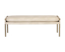 Sunpan Bellevue Bench - Abbington Black and Bravo Black / Belfast Heather Grey and Bravo Ash / Bravo Cream