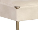 Sunpan Bellevue Bench - Abbington Black and Bravo Black / Belfast Heather Grey and Bravo Ash / Bravo Cream
