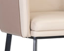 Sunpan Carter Barstool - Napa Beige And Napa Tan/Napa Black And Napa Cognac