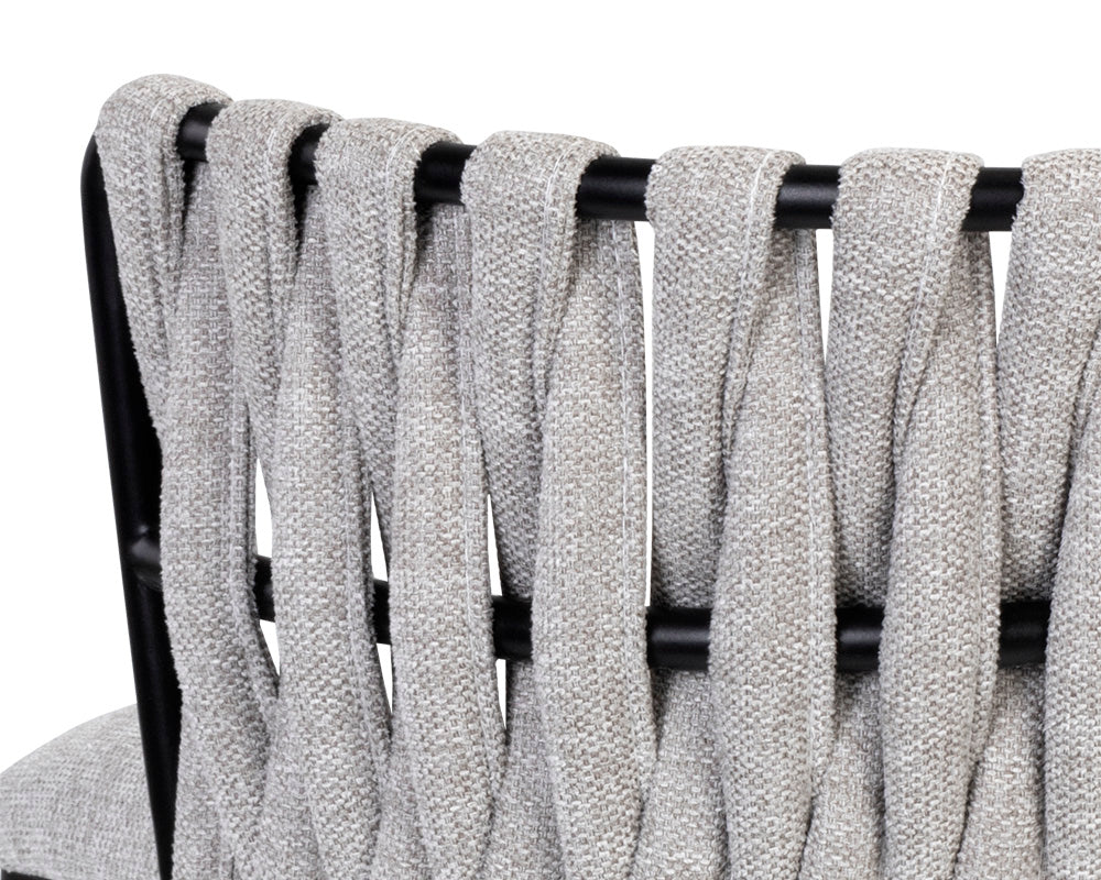 Sunpan Sarai Barstool - Belfast Heather Grey/Belfast Koala Grey