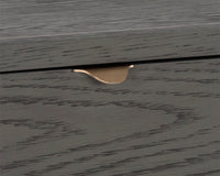 Sunpan Clark Desk In Grey/Walnut