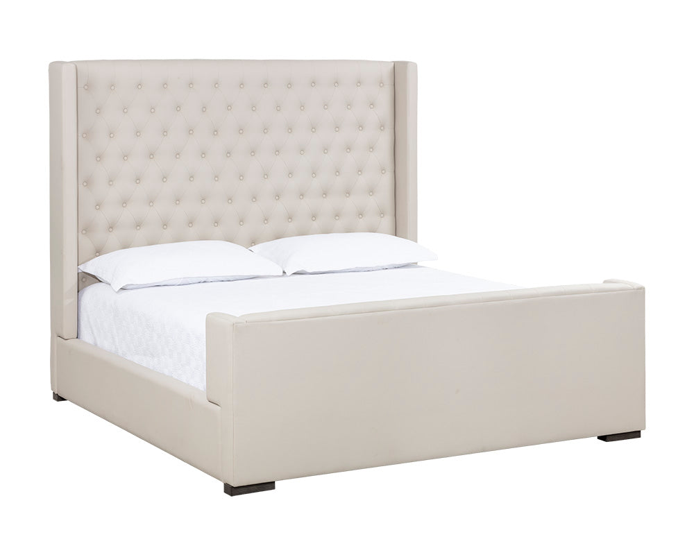 Sunpan Brittany Bed in Dillon Cream - King
