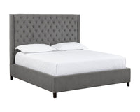Sunpan Devon Bed in Belfast Heather Grey/Koala Grey - Queen