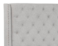 Sunpan Devon Bed in Belfast Heather Grey/Koala Grey - Queen