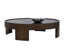 Sunpan Brunetto Coffee Table in Ash Grey/Dark Brown - Large