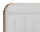 Sunpan Davina Bed in Ernst Silverstone - King