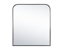 Sunpan Calabasas Wall Mirror in Black / Brass