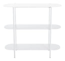 Zuo Modern Tre Console Table in Blue/White, Blue, Console Tables, powder-coated Aluminum, Steel, 