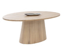 Sunpan Althea Dining Table - Oval in Light Oak - 84"