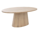Sunpan Althea Dining Table - Oval in Light Oak - 84"