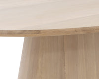 Sunpan Althea Dining Table - Oval in Light Oak - 84"