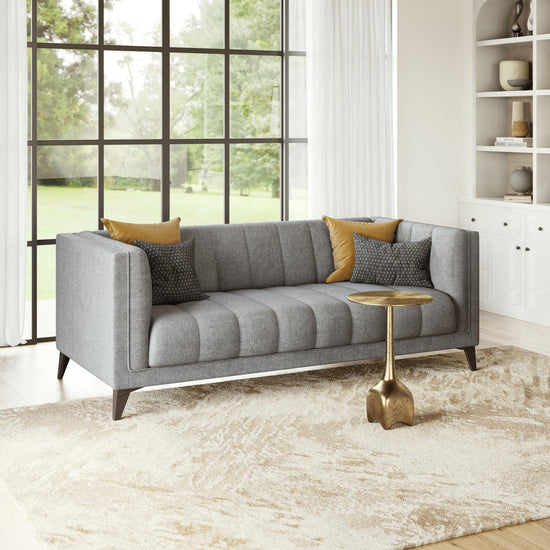 Hotel Lobby Sofa – Zuo Modern Punta Cana in Ash/Snow