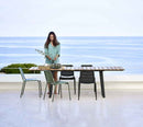 Cane-Line Copenhagen Dining Table with 32.67 Inches  Extension