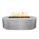 The Outdoor Plus Bispo 84" x 24" Fire Pit - Stainless Steel, Liquid Propane, Match Lit with Flame Sense System, Bispo, Metal, Outdoor