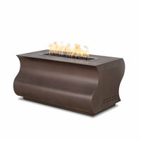 The Outdoor Plus Tidal 48" Copper Fire Pit, Liquid Propane, Match Lit with Flame Sense System, Tidal, Metal, Outdoor