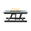 The Outdoor Plus Newton Powder Coated Fire Pit - Floating Appearance, 38" X 34", Liquid Propane, Black, Newton, Outdoor