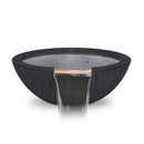 The Outdoor Plus Sedona Wood Grain Water Bowl, Ebony, Sedona, Wood, Wood Finish, Outdoor