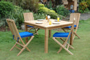 Anderson Teak Windsor Comfort Chair 7-Pieces Folding Dining Set