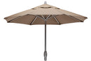 Telescope Casual Value Market Umbrella-7 1/2' Market Umbrella with Powdercoated Aluminum Frame and Push Button Tilt, Value White, Red, Aluminum, Outdoor