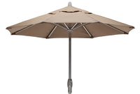 Telescope Casual Value Market Umbrella-7 1/2' Market Umbrella with Powdercoated Aluminum Frame and Push Button Tilt, Value White, Red, Aluminum, Outdoor